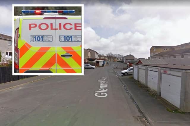 The discovery was made at a property on Glenwell Avenue.
