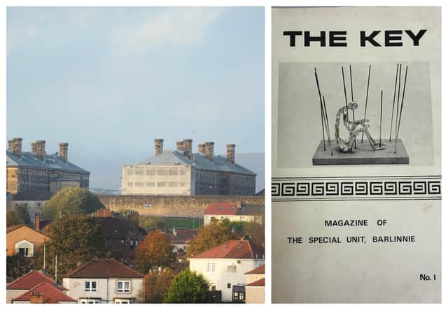 The Key magazine (right) was produced by violent prisoners at the controversial Special Unit at Barlinnie Prison. PICS: NLS/TSPL.