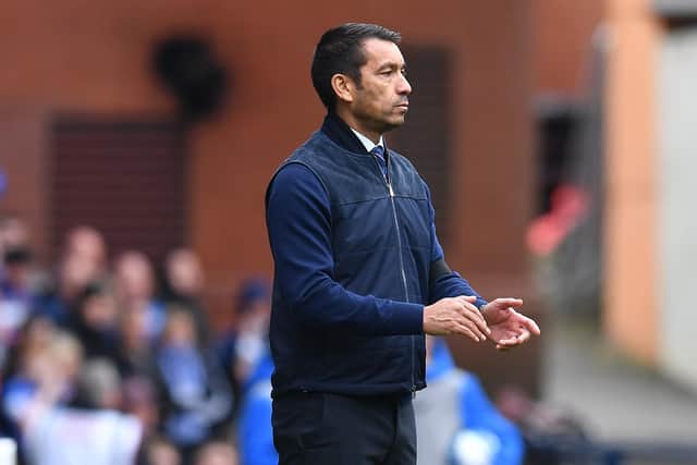 Rangers manager Giovanni van Bronckhorst is preparing his team to face Liverpool.