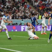 England's Harry Kane holds his head in his hands after a missed chance in the 0-0 draw with USA.