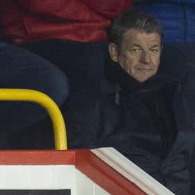 Scotland assistant manager John Carver was at Pittodrie on Sunday to watch high flying Aberdeen v Hearts  (Photo by Ross MacDonald / SNS Group)