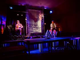 Pibroch is a powerful and thought-provoking multimedia theatre production. (Pic: Graeme Roger)