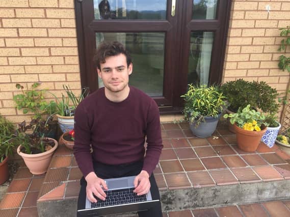 Alex Bergin is helping to connect teenagers around the world during lockdown.