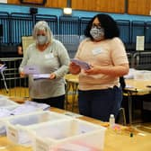 Counting takes place in the Central Scotland list region. Picture: Michael Gillen