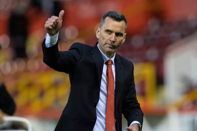 Aberdeen manager Stephen Glass is relishing the play-off second leg. (Photo by Craig Foy / SNS Group)