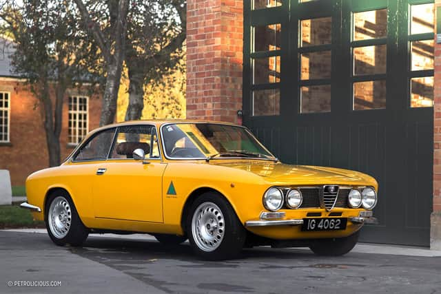 An Alfa Romeo GTV Quadrifoglio, designed by Bertone