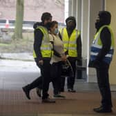 Security staff have been confirmed to be manning quarantine hotels in the UK.