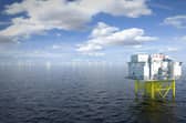 The giant Dogger Bank offshore wind farm facility is being built in three phases.
