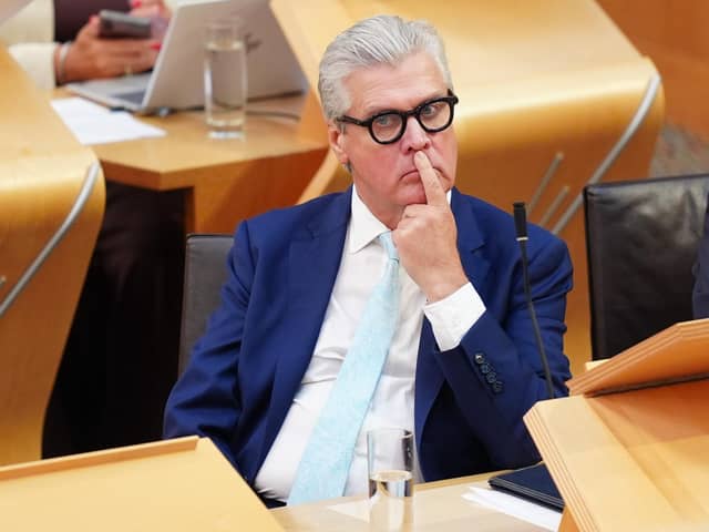 Reform UK Scotland leader Malcolm Offord called for a vote of no confidence in SNP drugs minister Maree Todd (Picture: Jane Barlow/PA Wire)