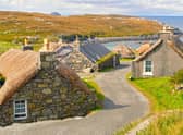 Gearrannan Blackhouse Village, Isle of Lewis, Scotland, UK
