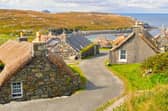 Gearrannan Blackhouse Village, Isle of Lewis, Scotland, UK