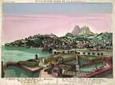 An 18th Century sketch of Martinique, where around 150 Jacobite prisoners were freed after their ship, which was on its way to Antigua, was intercepted by French privateers. PIC: Creative Commons.