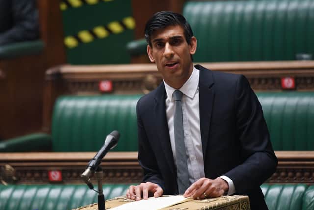 Chancellor of the Exchequer Rishi Sunak delivering his Budget to the House of Commons in London. Picture: UK Parliament/Jessica Taylor/PA Wire