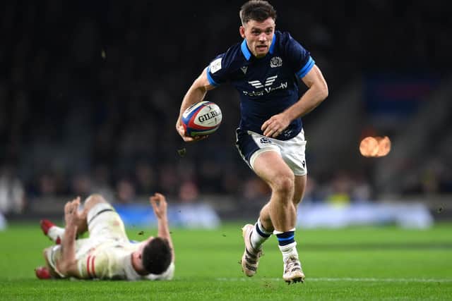 Scotland scrum-half Ben White scored a try against England once again.