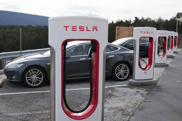 Tesla has its own dedicated network of charging stations