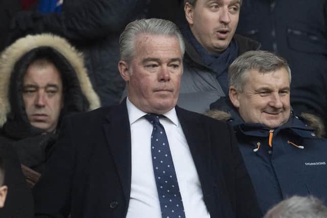 Ex-Rangers director Paul Murray in the stands during a match against Hearts in 2019. (Photo by Craig Foy / SNS Group)