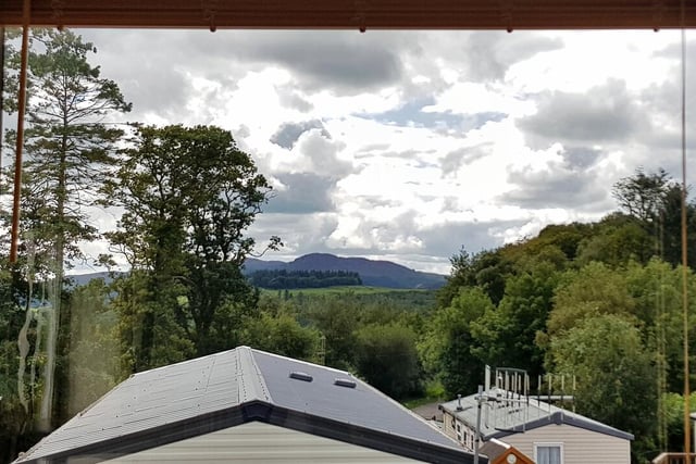 A static residential caravan situated in the village of Kippford, in Dumfries and Galloway, it sleeps up to four in two bedrooms and has a large lounge and outddor decking area with panoramic views over Screel Hill. It's available from around £158 for two nights.