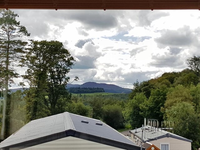 A static residential caravan situated in the village of Kippford, in Dumfries and Galloway, it sleeps up to four in two bedrooms and has a large lounge and outddor decking area with panoramic views over Screel Hill. It's available from around £158 for two nights.