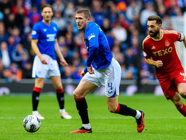 Rangers’ John Lundstram is chased down by Aberdeen's Graeme Shinnie - and the duo will meet again in December.