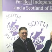 Former Nationalist MSP Chic Brodie. left, and Andy Doig