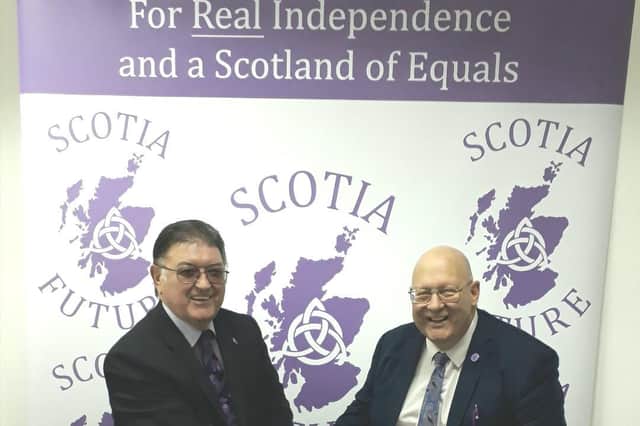 Former Nationalist MSP Chic Brodie. left, and Andy Doig