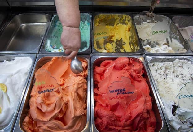 There's a whole world of flavours at Vissochi's, aka Viso Gelataria Ristorante, Broughty Ferry, Dundee. Pic: Lisa Ferguson