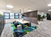 Esson Properties’ plug and play offering at Blenheim Gate in Aberdeen, which has break-out spaces, lounges and sit-down ‘Zoom areas’.