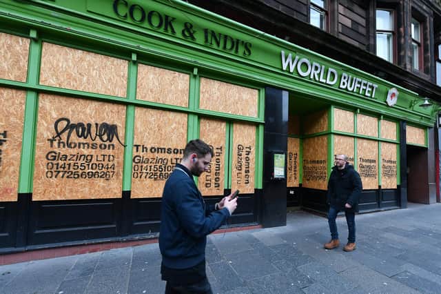 Many shops and businesses have been forced to close during the Covid lockdown, either because of the restrictions or a lack of trade (Picture: John Devlin)