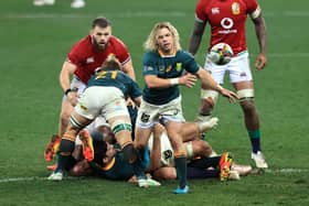 Faf de Klerk has been ruled out of the third Test with a leg injury. Picture: David Rogers/Getty Images