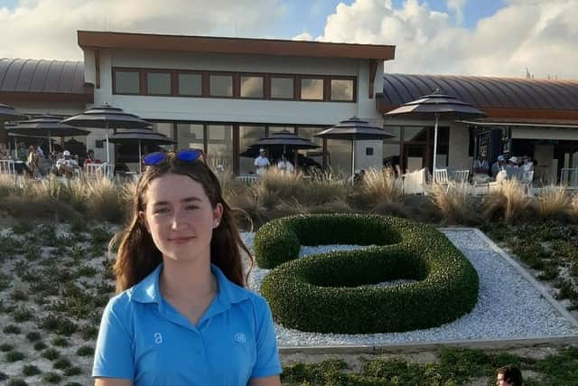Grace Crawford, who is a member of the Albany Golf Academy in the Bahamas, is returning home to play in the Scottish Girls' Open at Irvine.