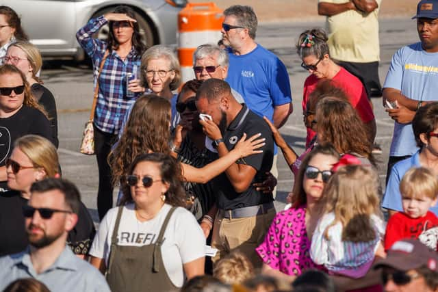 At least four people were shot and killed at a teenager's birthday party, with as many as 20 injured, according to published reports. The reports say one of the victims was a Dadeville football player bound for Jacksonville State University in state.  (Photo by Megan Varner/Getty Images)