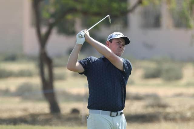 Bob MacIntyre in action during the third round of the Ras al Khaimah Championship presented by Phoenix Capital at Al Hamra Golf Club. Picture: Andrew Redington/Getty Images.