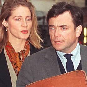 Ian Maxwell with then-wife Laura in 1995 (Photo: GERRY PENNY/AFP via Getty Images)