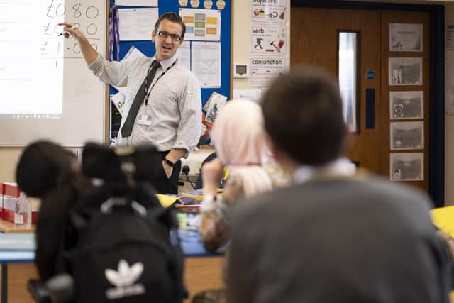 Hundreds of teachers are off with stress-related illnesses and there is a shortage of people applying to teacher training (Picture: Matthew Horwood/Getty Images)