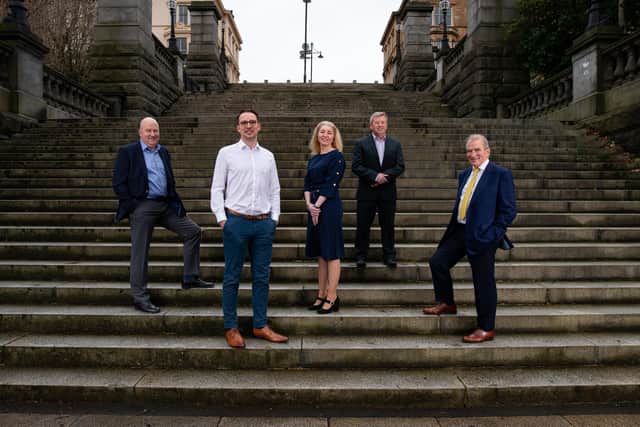 Some members of the team at Russell & Russell, the Glasgow-based chartered accountant, tax and business adviser.