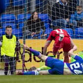 Greg Kiltie scores the opener for St Mirren against St Mirren.