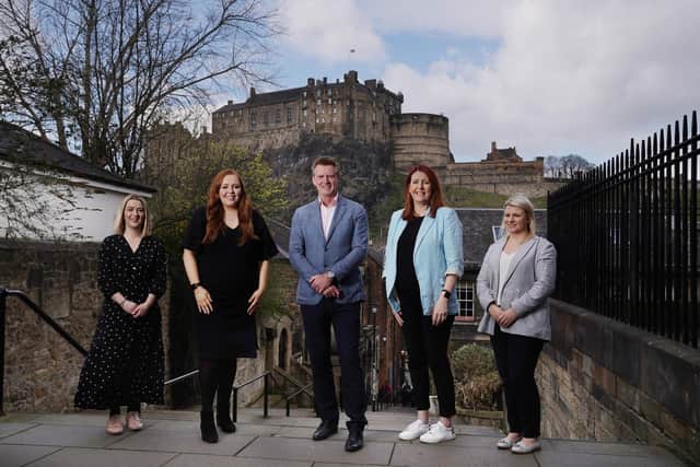 From left: Debbie Rose, Jennifer Henry, Marshall Dallas, Amanda Wrathall, and Lyndsey Rafferty of the EICC and Convention Edinburgh. Picture: Stewart Attwood.