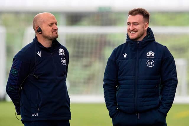 Scotland coach Gregor Townsend has picked Stuart Hogg at stand-off to face Italy. Picture: Craig Williamson/SNS