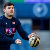 Blair Kinghorn has been picked at stand-off in the hope he will provide a creative threat for Edinburgh against Racing 92. Picture: Ross Parker/SNS