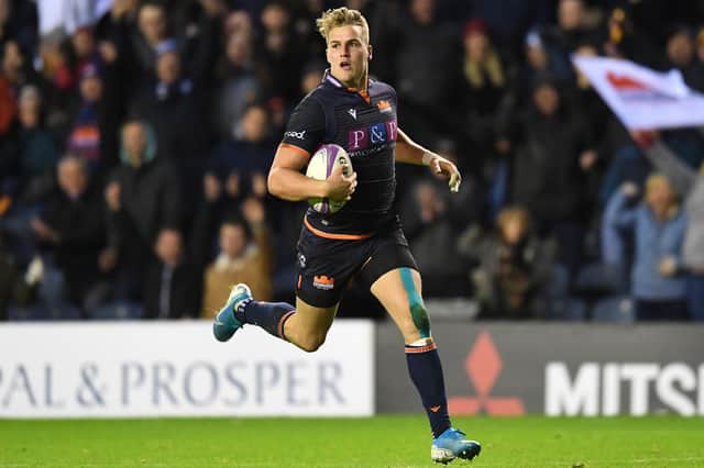 Edinburgh's Duhan van der Merwe has been named in the new Scotland squad. Picture: Mark Runnacles/Getty Images