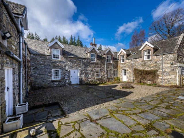 The Coach House is a luxurious family home in its own right - with six bedrooms. It's currently rented out as a popular holiday cottage.