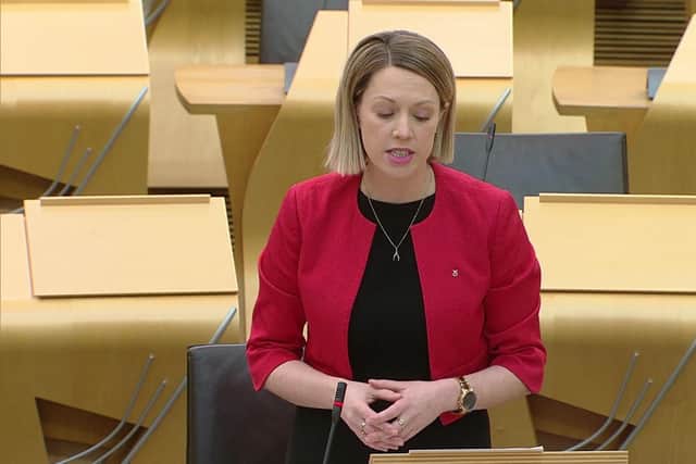 Transport minister Jenny Gilruth admitted some applicants had found the process "complex and hard to undertake". Picture: Scottish Parliament TV