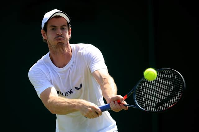 Andy Murray has been working hard in the gym, beating all his personal bests.