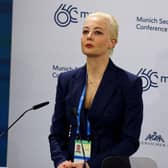 Yulia Navalnaya, wife of late Russian opposition leader Alexei Navalny.