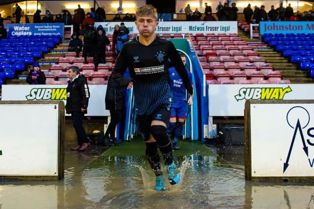 Kai Kennedy has progressed through the ranks at Rangers. (Photo by Ross MacDonald / SNS Group)
