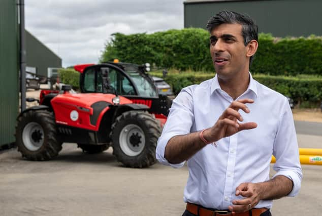 Farming unions said Rishi Sunak's farm to fork summit showcased "a positive outlook" for UK food security (Chris J Ratcliffe/PA)