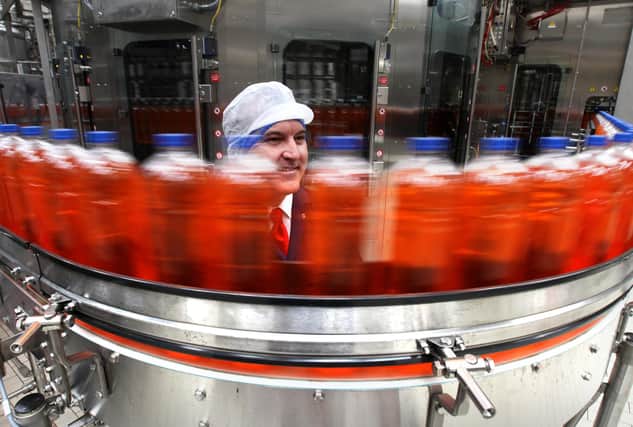 The event showcases the best of Scottish produce such as Irn Bru
