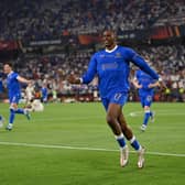 Joe Aribo, pictured after scoring for Rangers in the Europa League final, is on the verge of completing a move to Southampton. (Photo by Justin Setterfield/Getty Images)