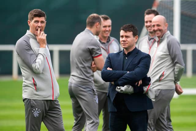 Ross Wilson has paid tribute to the work done by Steven Gerrard. (Photo by Craig Foy / SNS Group)