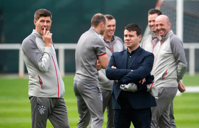 Ross Wilson has paid tribute to the work done by Steven Gerrard. (Photo by Craig Foy / SNS Group)